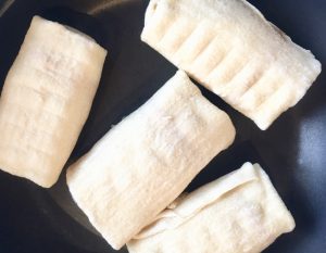 Rollitos de primavera congelados.