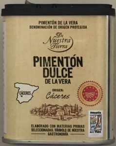 Pimentón dulce de la Vera.