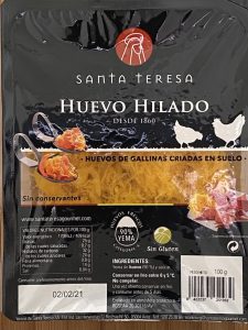 Huevo hilado Santa Teresa Gourmet.